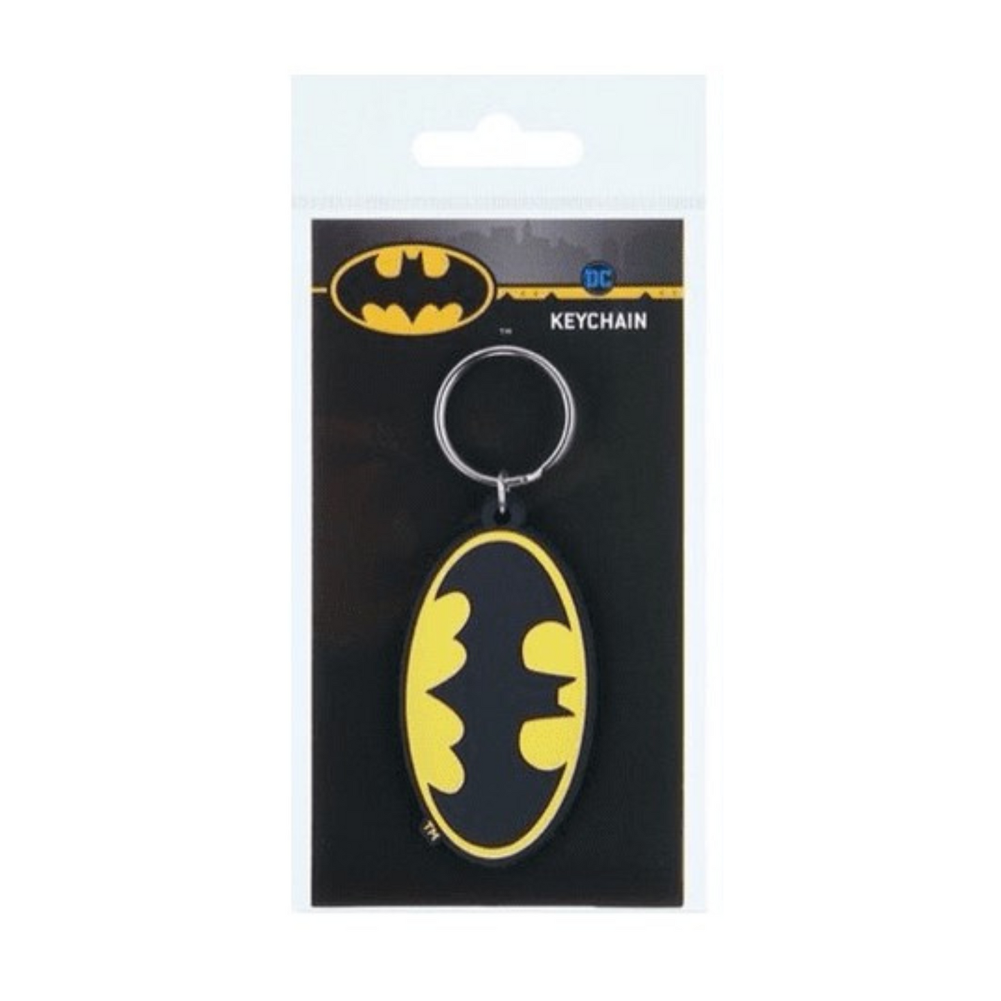 Batman Symbol Rubber Keychain | DC Comics Gift