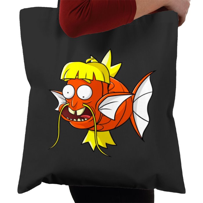 Rick & Morty & Pokémon - Dufus Rick x Magikarp Tote Bag
