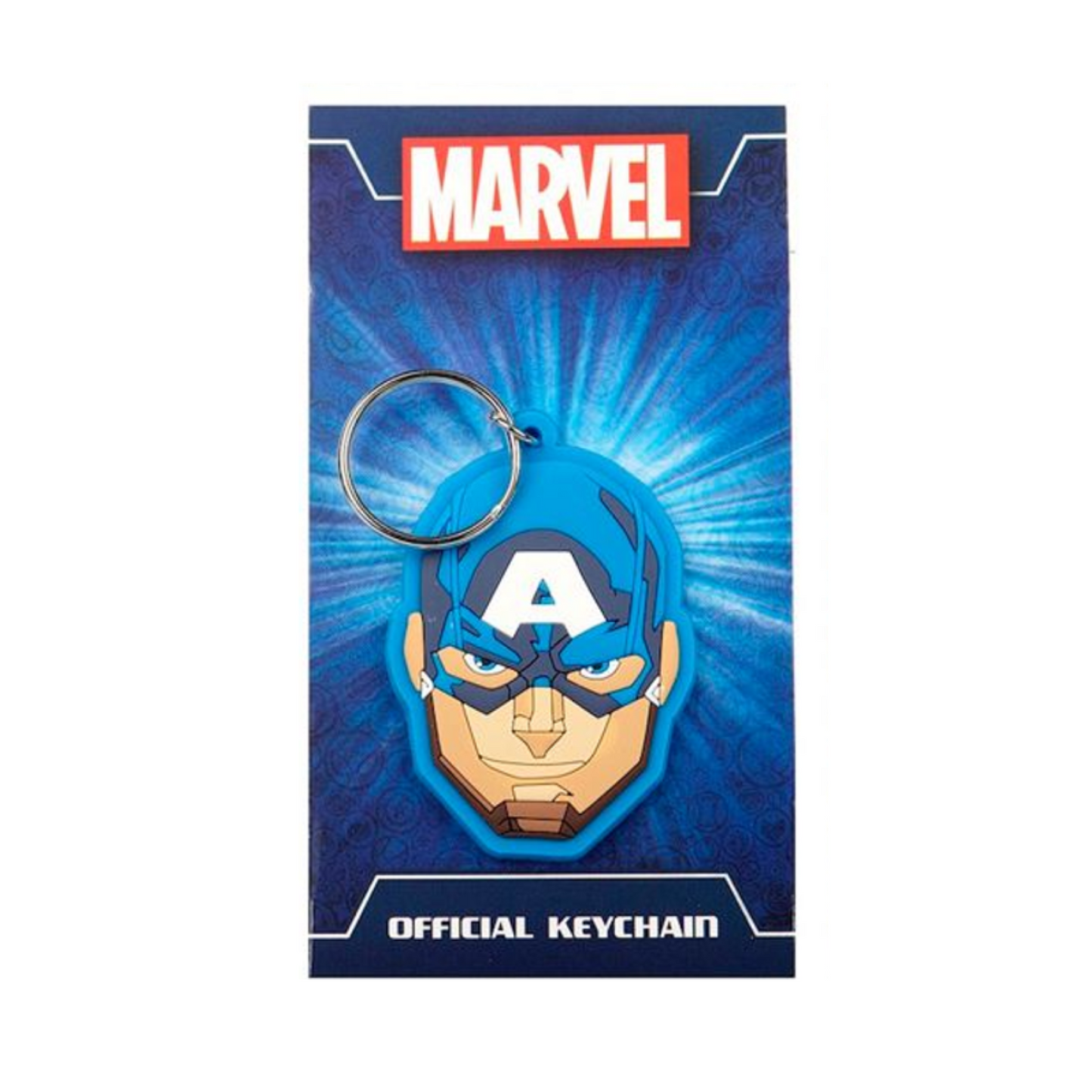 Captain America Rubber Keychain | Marvel Avengers Gift
