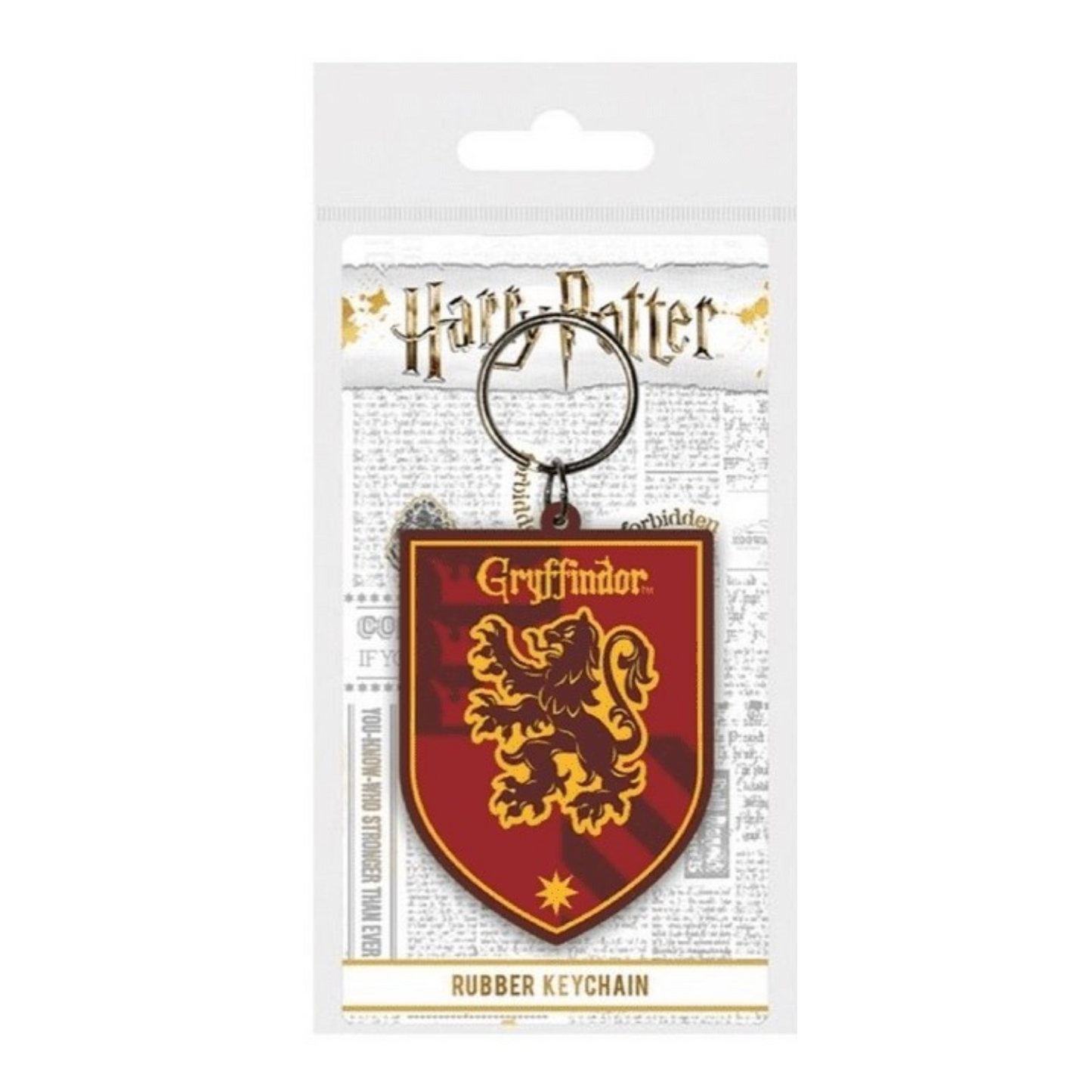 Gryffindor Rubber Keychain | Harry Potter Gift