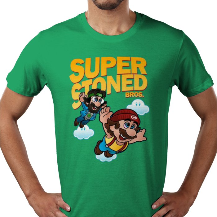 Super Mario Bro's x Cheech & Chong - Super Stoned Bros T-shirt