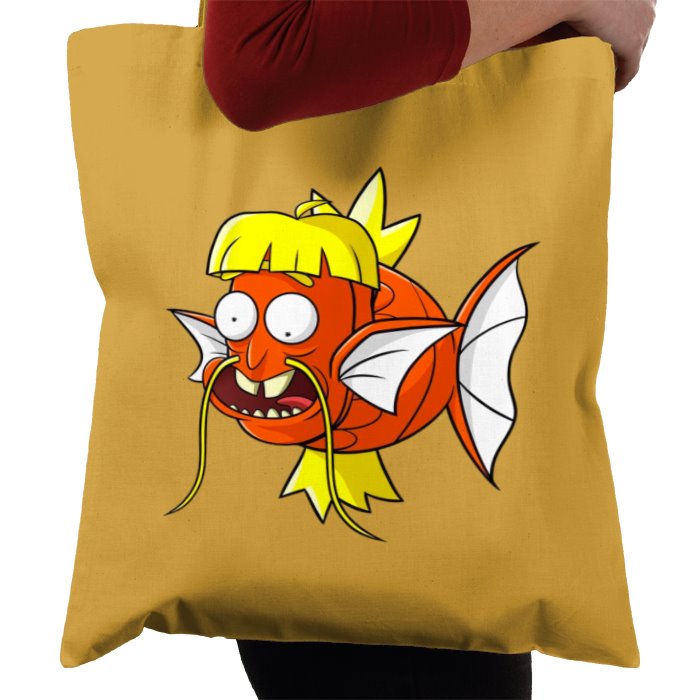 Rick & Morty & Pokémon - Dufus Rick x Magikarp Tote Bag