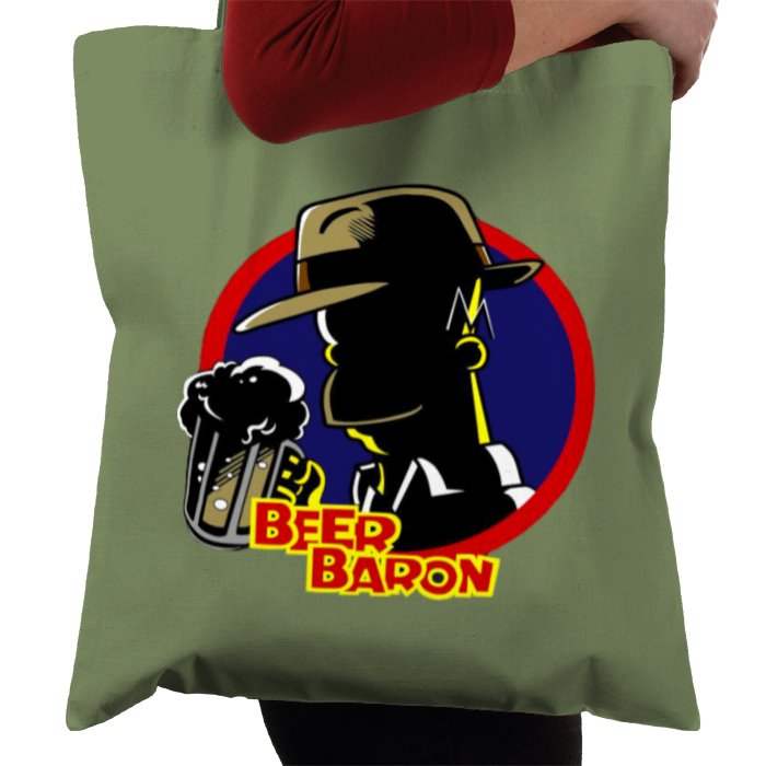 The Simpsons & Dick Tracey - Beer Baron Tote Bag