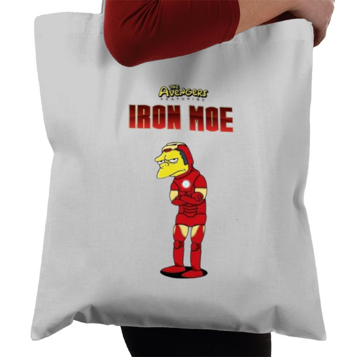 The Simpsons & Iron Man - Iron Moe Tote Bag