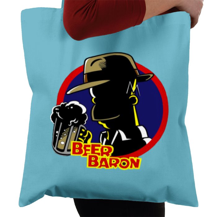 The Simpsons & Dick Tracey - Beer Baron Tote Bag