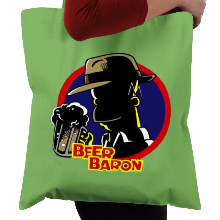 The Simpsons & Dick Tracey - Beer Baron Tote Bag