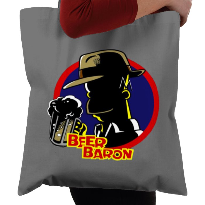 The Simpsons & Dick Tracey - Beer Baron Tote Bag
