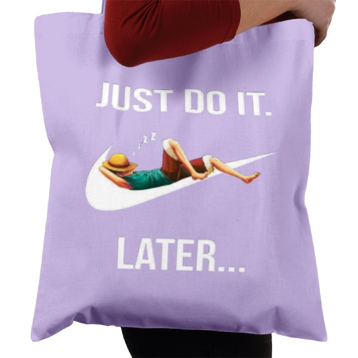 One Piece & Nike - Just Do It Later Tote Bag