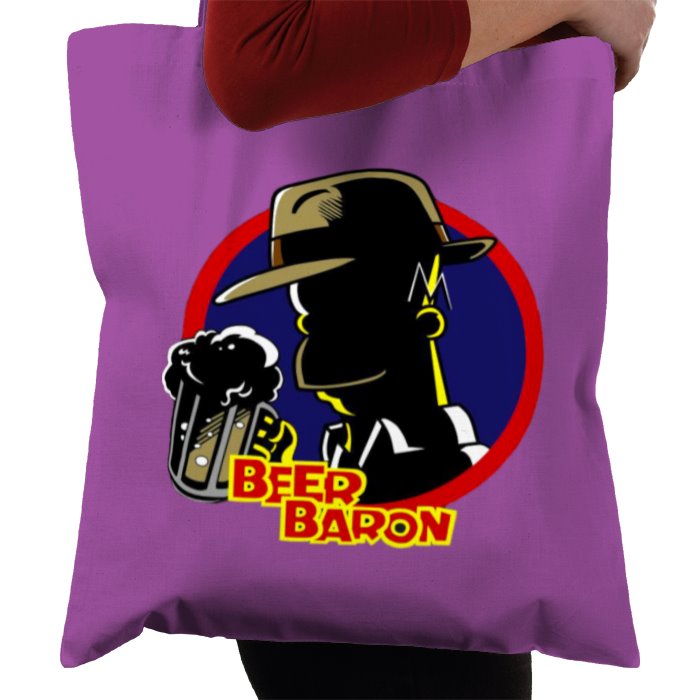 The Simpsons & Dick Tracey - Beer Baron Tote Bag