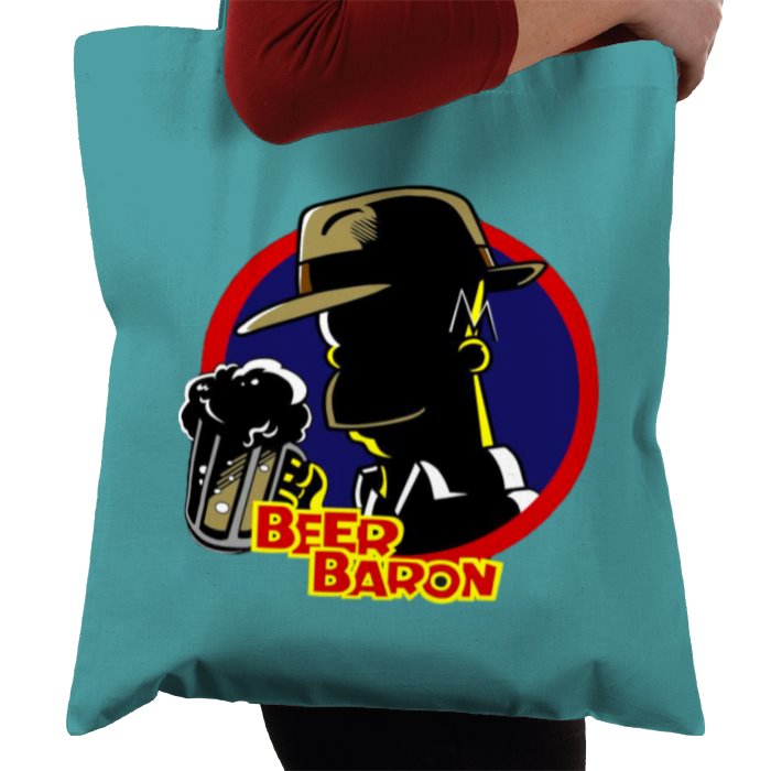 The Simpsons & Dick Tracey - Beer Baron Tote Bag