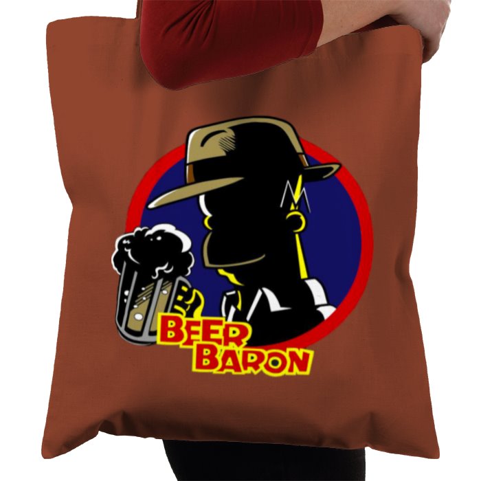 The Simpsons & Dick Tracey - Beer Baron Tote Bag