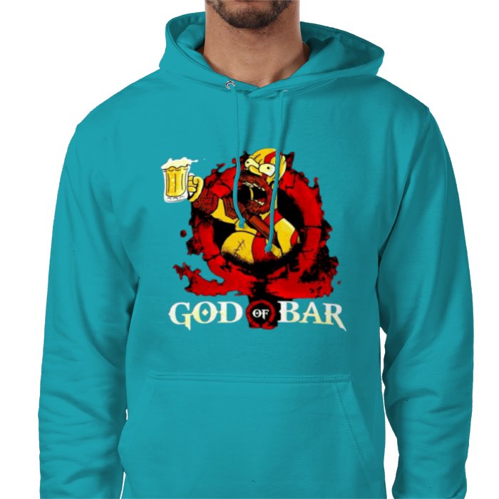 The Simpsons & God Of War - God Of Bar Value Hoodie