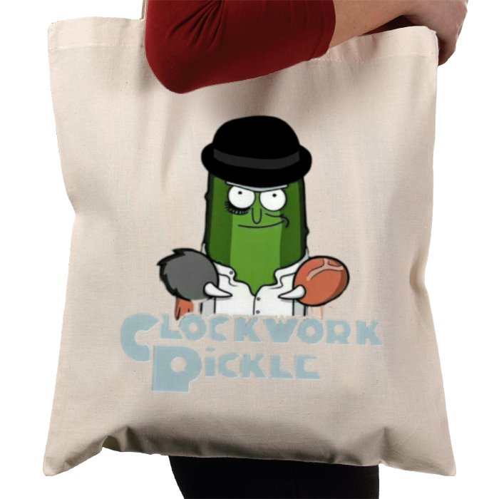 Rick & Morty x A Clockwork Orange - A Clockwork Pickle Tote Bag