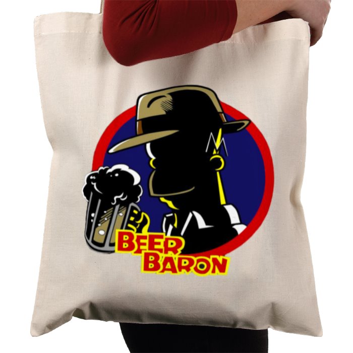 The Simpsons & Dick Tracey - Beer Baron Tote Bag