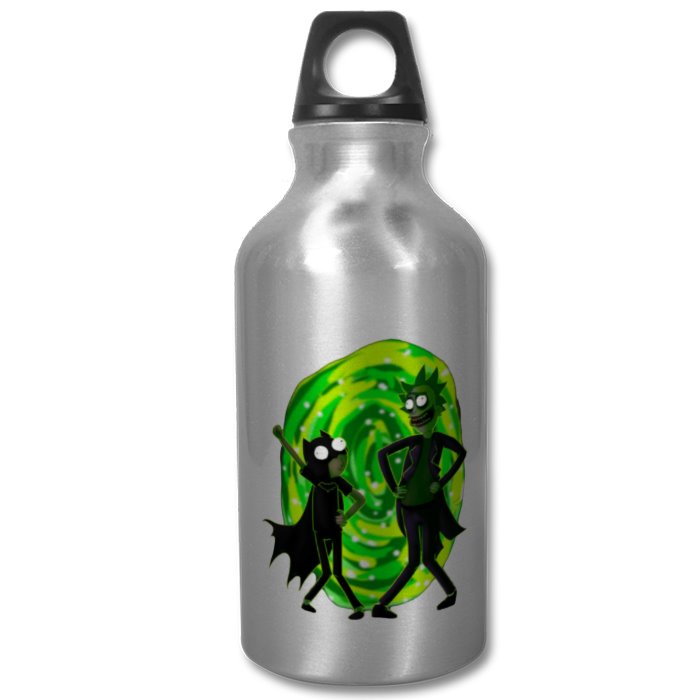 Rick & Morty x Batman - Portal Boys Water Bottle