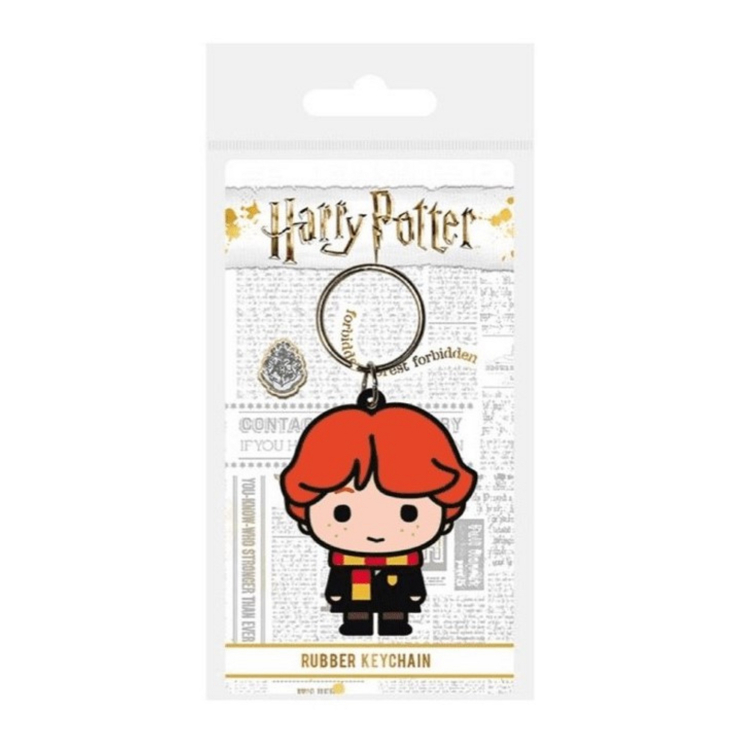 Ron Weasley Rubber Keychain | Harry Potter Gift