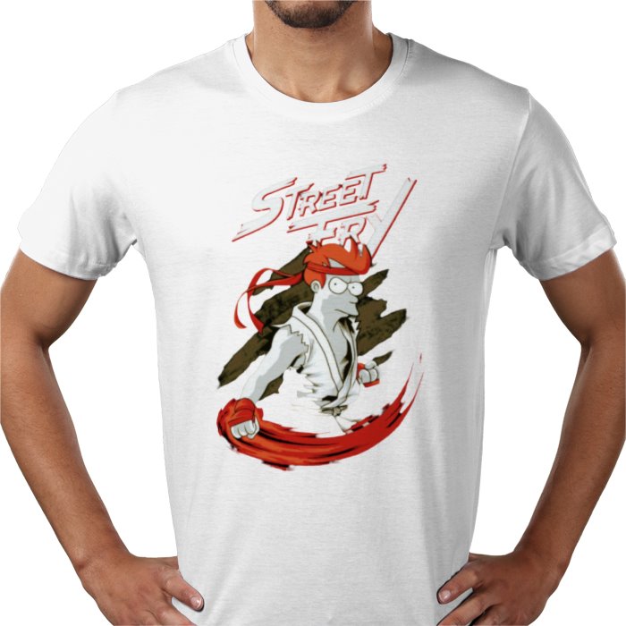 Futurama x Street Fighter - Street Fry T-shirt