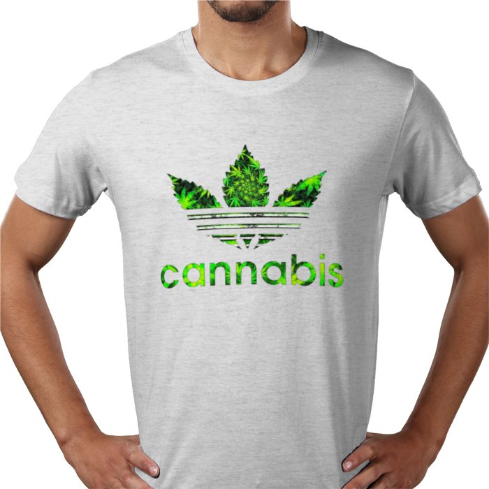 Adidas Cannabis Parody T-shirt