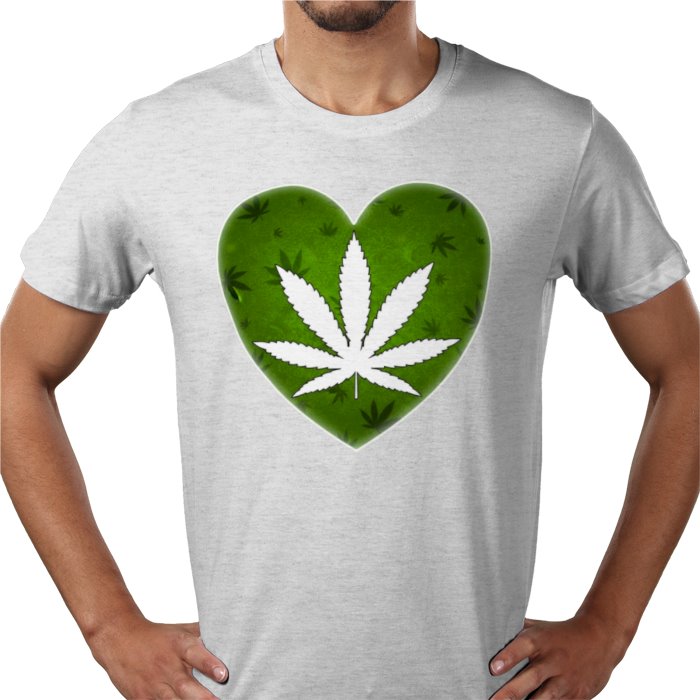 Cannabis Heart T-shirt