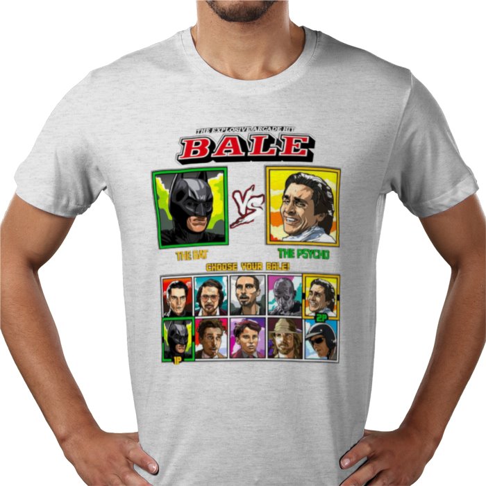 Christian Bale - Bat vs Psycho T-shirt