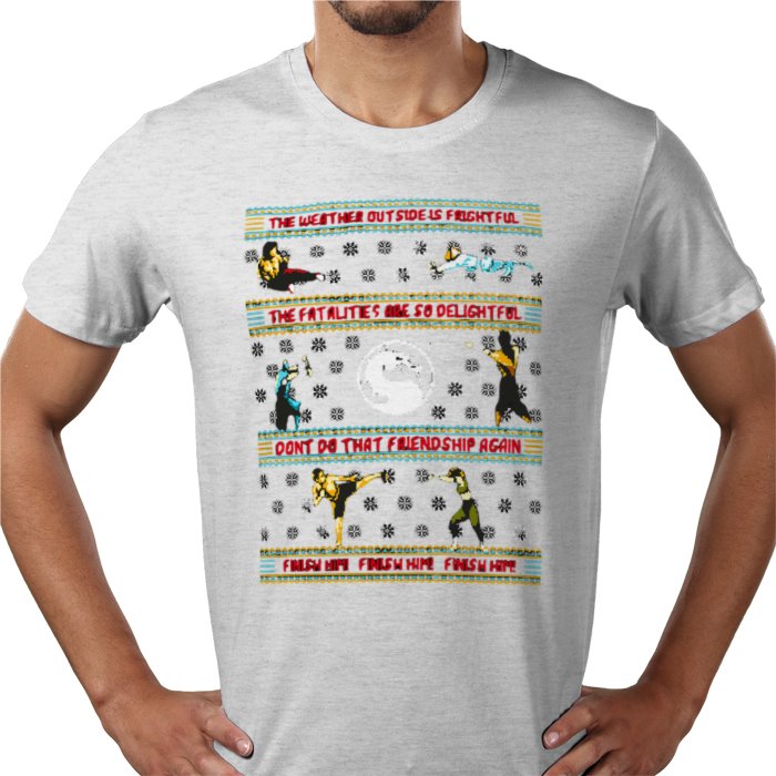Ugly Jumper Style - Mortal Kombat Christmas T Shirt