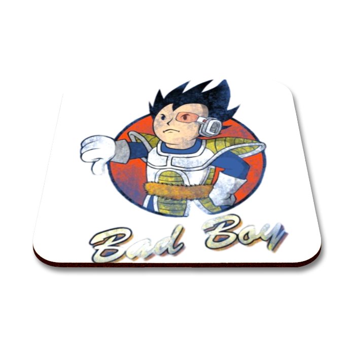 Dragonball Z x Fallout - Bad Boy Square Coasters