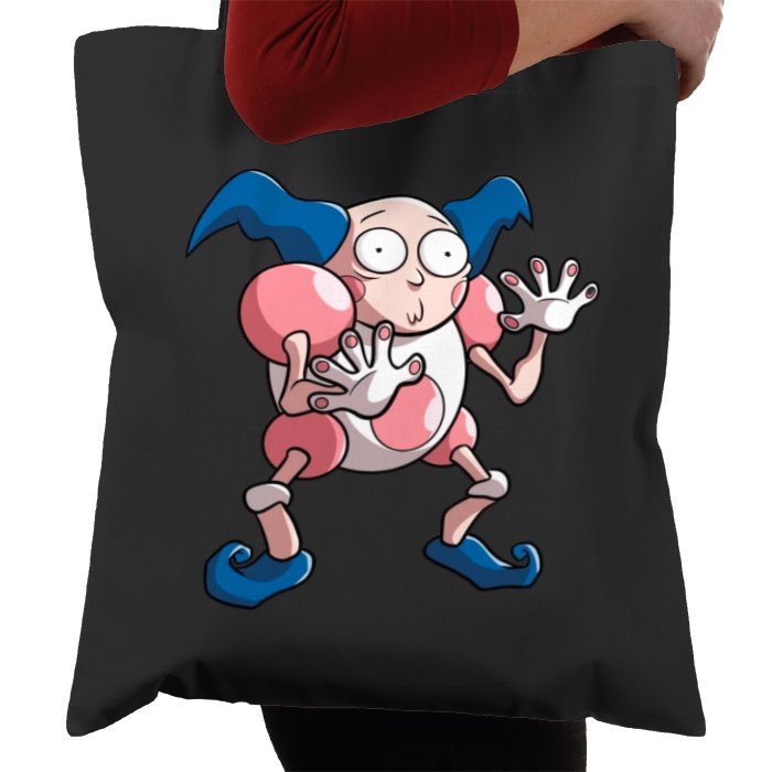 Rick & Morty & Pokémon - Morty x Mr Mime Tote Bag