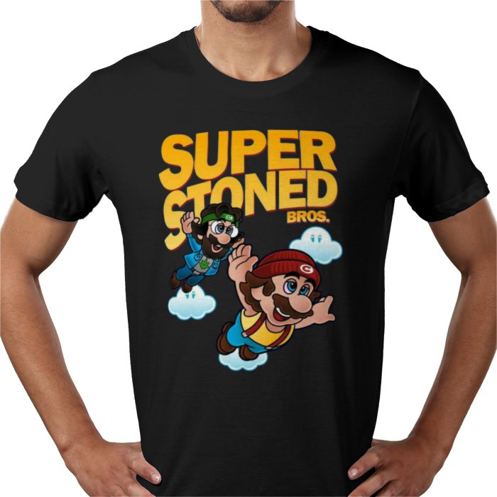 Super Mario Bro's x Cheech & Chong - Super Stoned Bros T-shirt