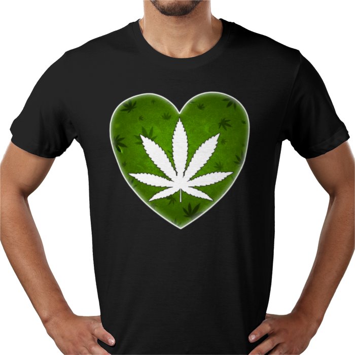 Cannabis Heart T-shirt