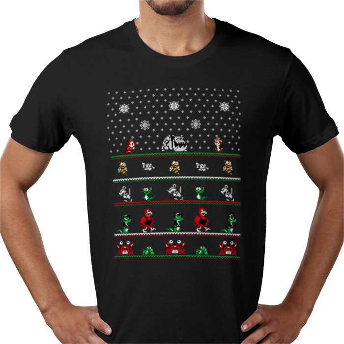 Ugly Jumper Style - Chip n Dale Christmas T Shirt