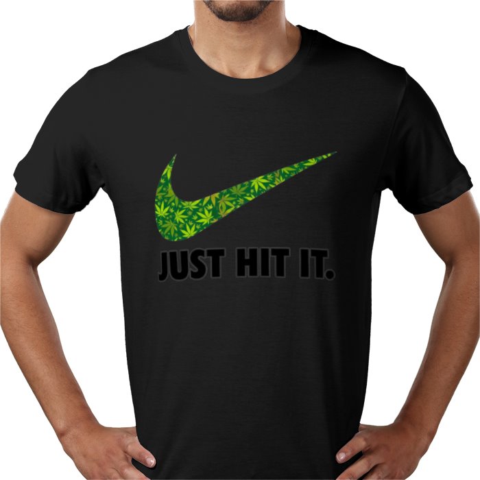 Nike Cannabis Parody Just Hit It T-shirt