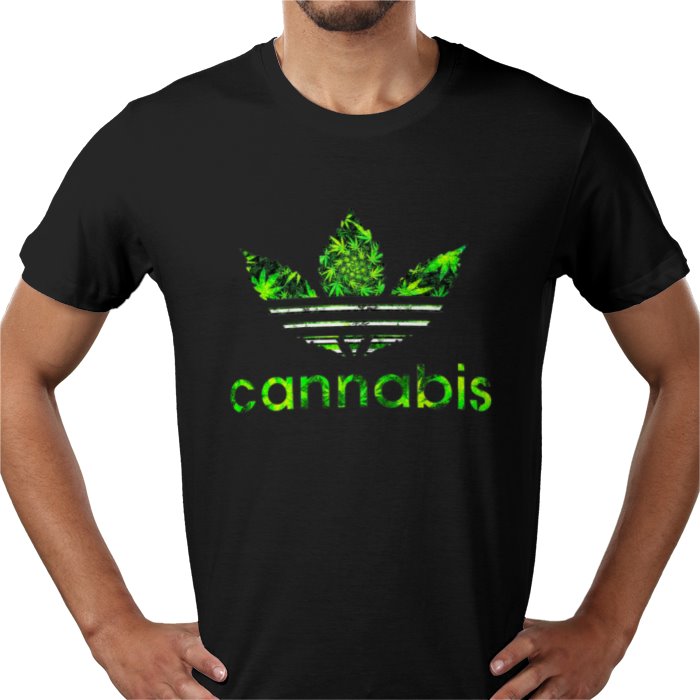 Adidas Cannabis Parody T-shirt