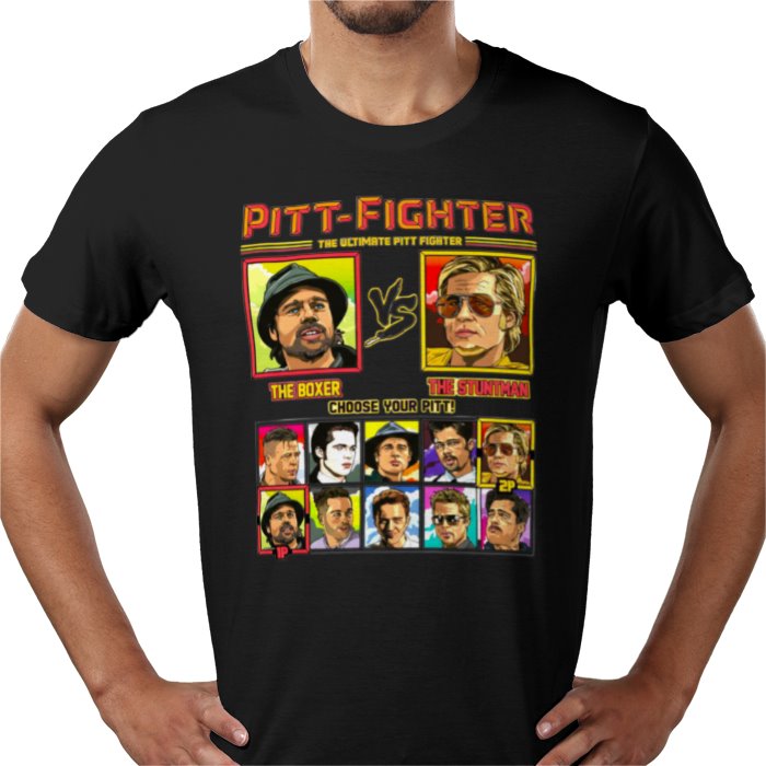 Brad Pitt - Boxer vs Stuntman T-shirt