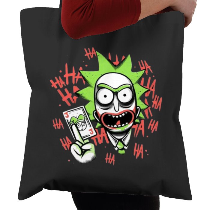 Rick & Morty & Batman - Joker Rick Tote Bag