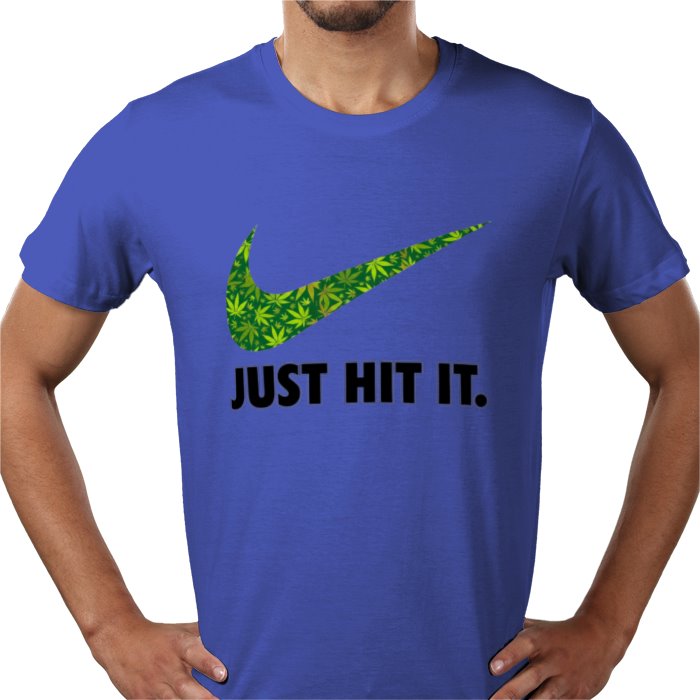 Nike Cannabis Parody Just Hit It T-shirt
