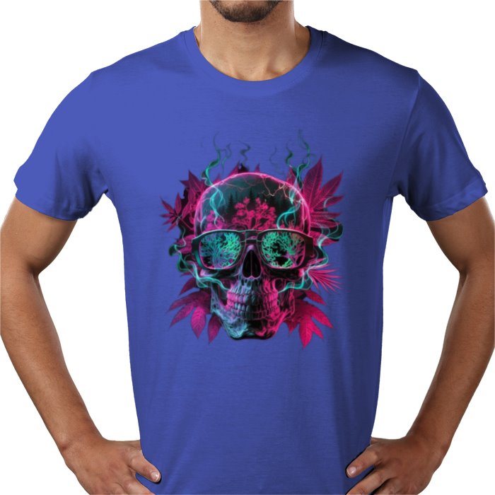 Skull Cannabis Leaf T-shirt