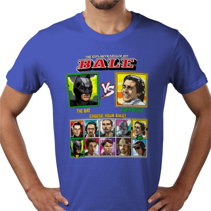 Christian Bale - Bat vs Psycho T-shirt