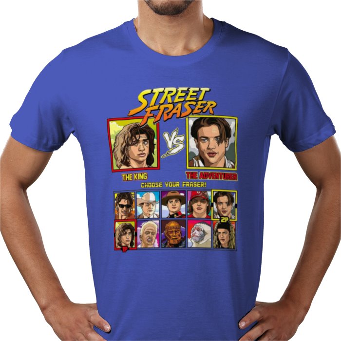 Brendan Fraser - King vs Adventurer T-shirt