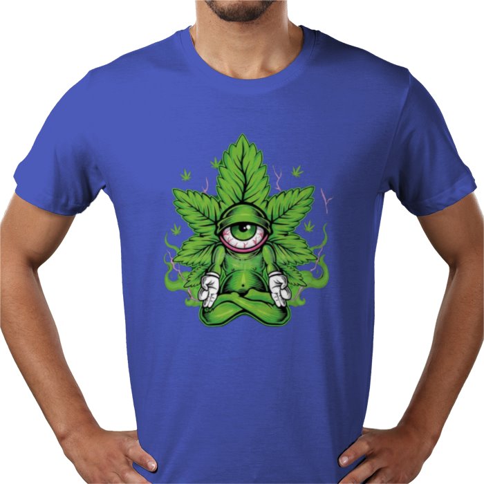 Cannabis Meditating Leaf T-shirt