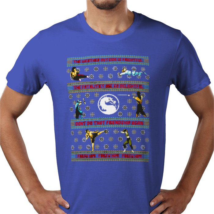 Ugly Jumper Style - Mortal Kombat Christmas T Shirt