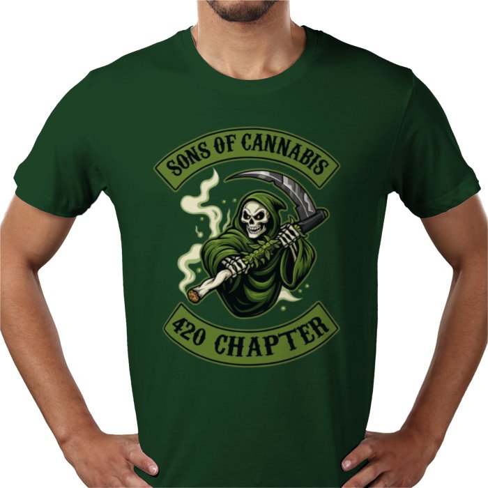 Sons Of Anarchy Parody Sons Of Cannabis T-shirt