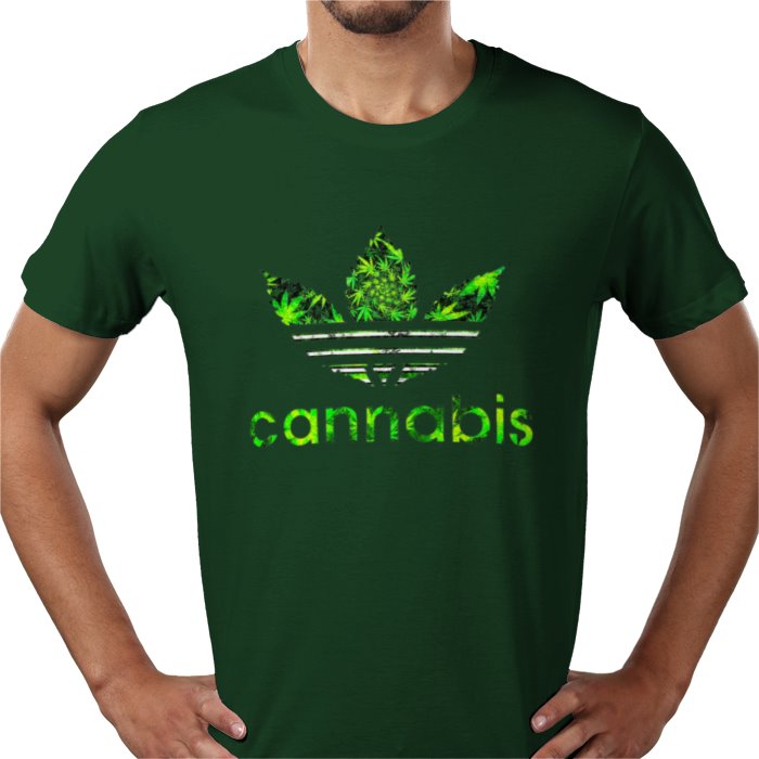 Adidas Cannabis Parody T-shirt