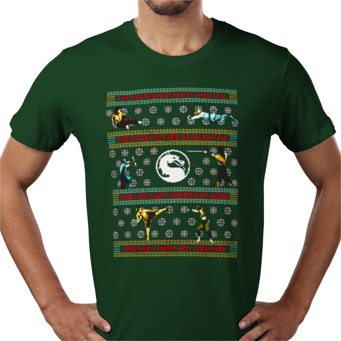 Ugly Jumper Style - Mortal Kombat Christmas T Shirt