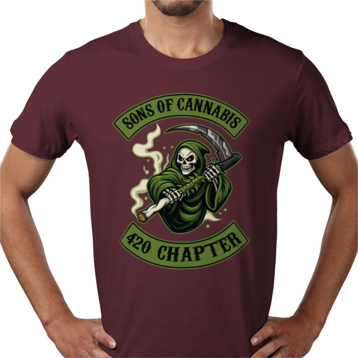 Sons Of Anarchy Parody Sons Of Cannabis T-shirt