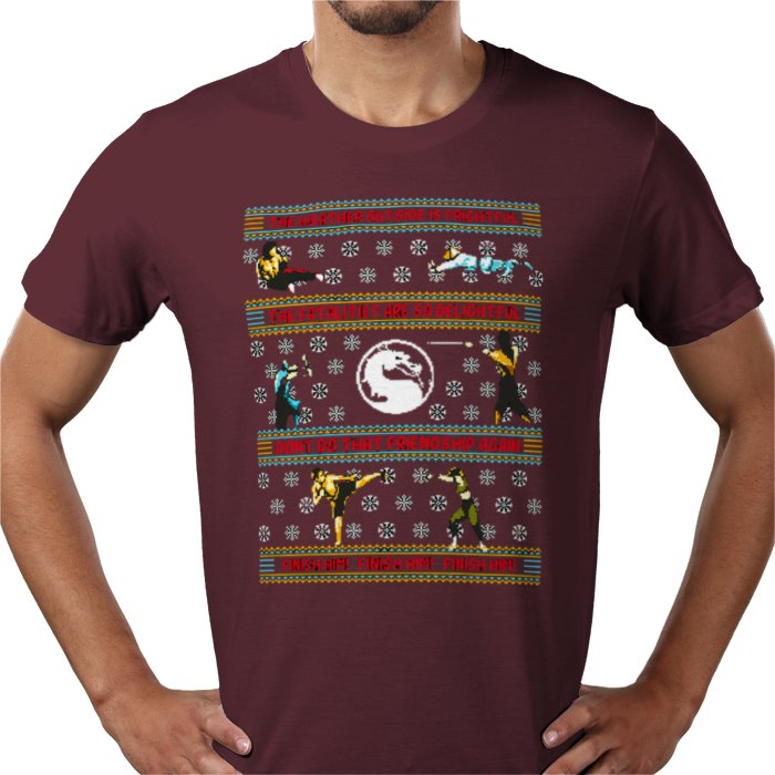 Ugly Jumper Style - Mortal Kombat Christmas T Shirt