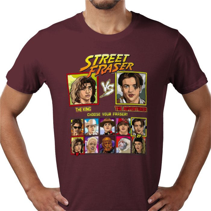Brendan Fraser - King vs Adventurer T-shirt