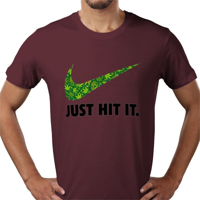 Nike Cannabis Parody Just Hit It T-shirt