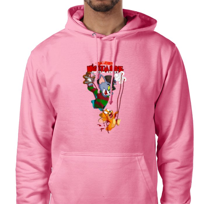 Tom And Jerry & A Nightmare On Elm Street - Freddy & Jerry Value Hoodie