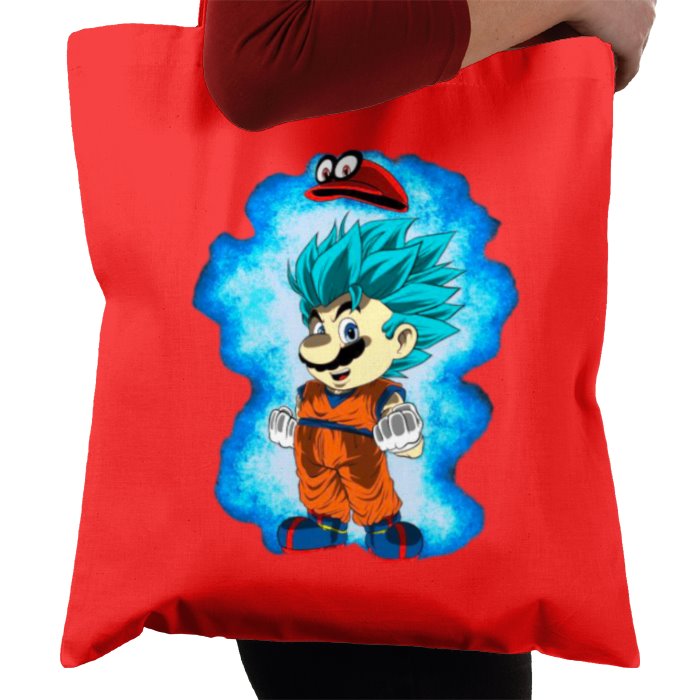 Dragonball Z x Super Mario Bro's - Saiyan Bro's Tote Bag