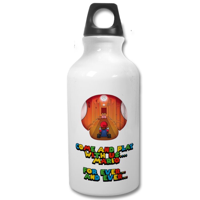 Super Mario Bro's x The Shining - Come Play With Us Water Bottle